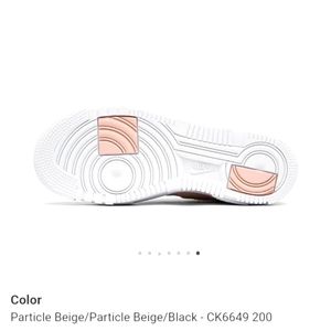 Nike air force ones light pink brand new size 7 1/2 women's